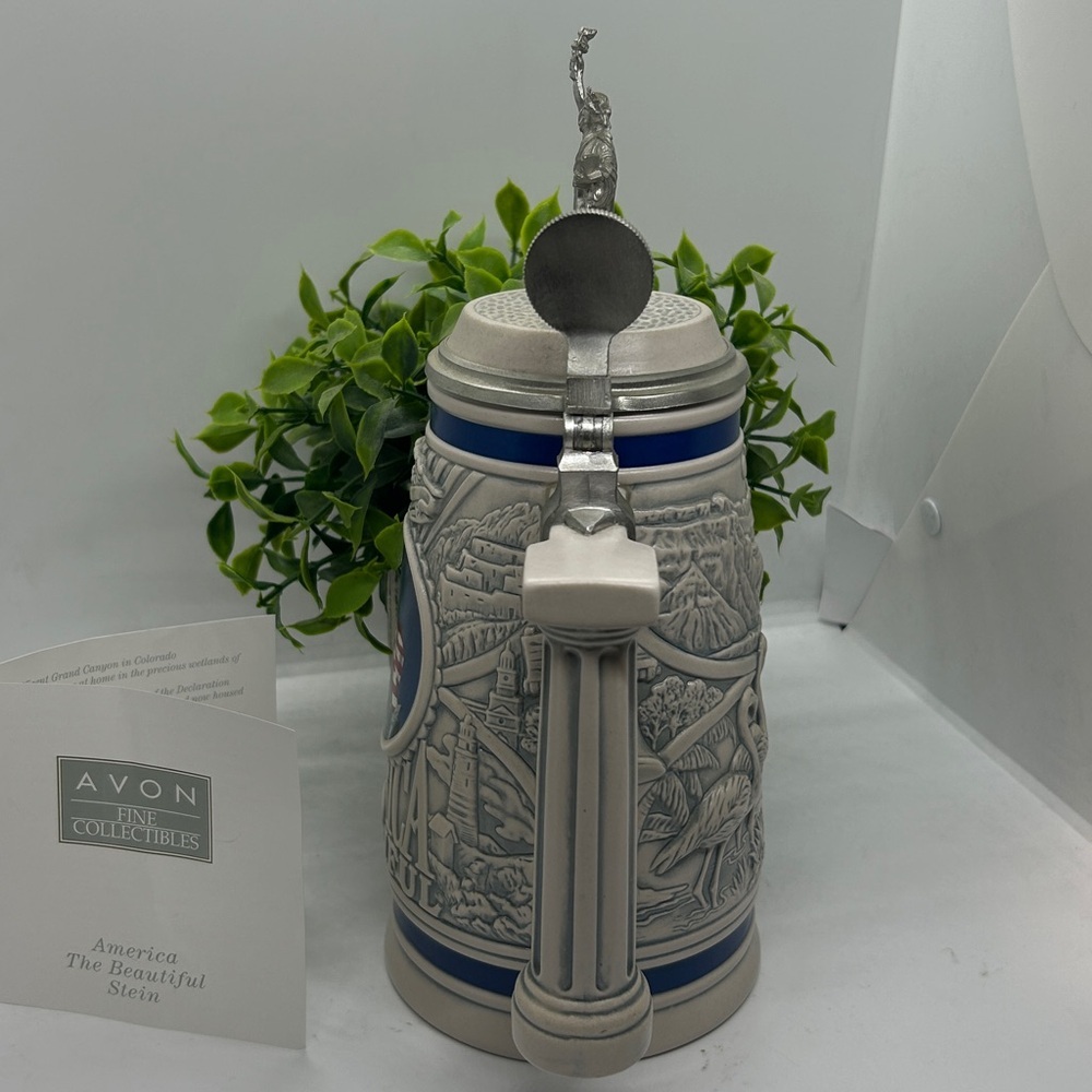 Vintage Avon 2002 America The Beautiful Beer Stein Avon Fine Collectibles #35446 - Picture 2 of 16